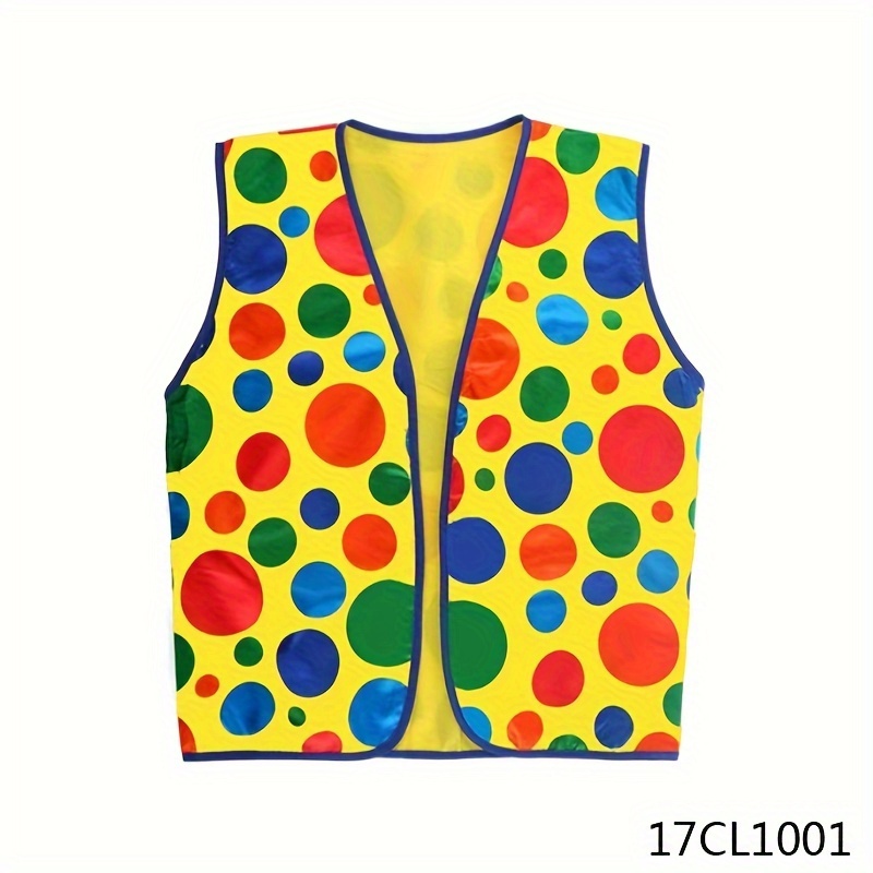 Colorful Clown Costume Accessory Set, Halloween Costume